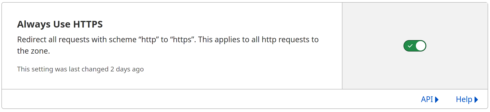 HTTPS redirect in Cloudflare